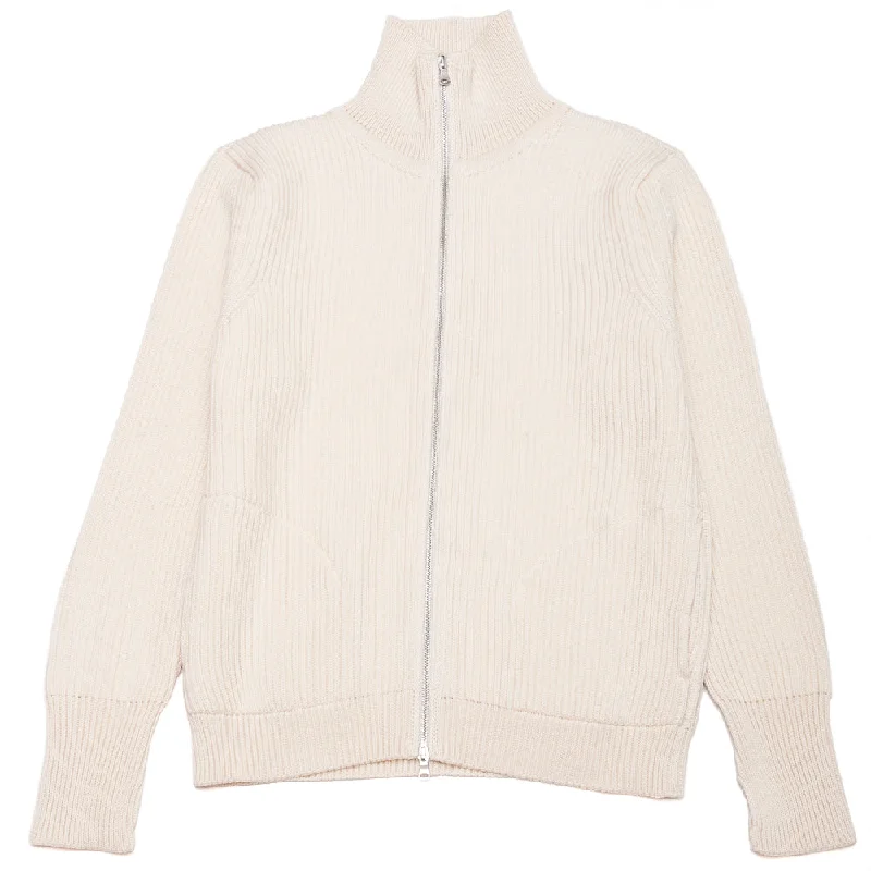 Price Blitz Andersen-Andersen Navy Full-Zip with Pockets Off-White
