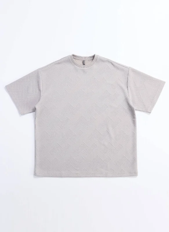 Weekend Shopping Made Better Polyester Spandex Jacquard Tee