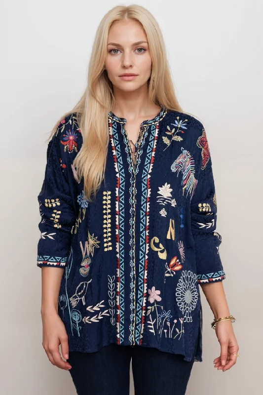 Johnny Was Biya Oanna Blouse B13024B1 Boho Chic