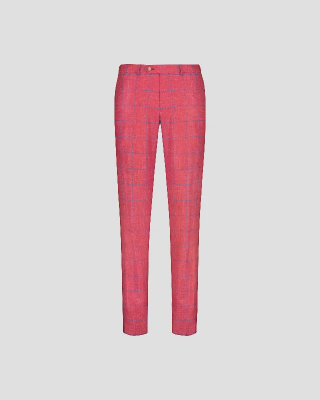 Get It Before It’s Gone SG Dress Trouser - Salmon Plaid