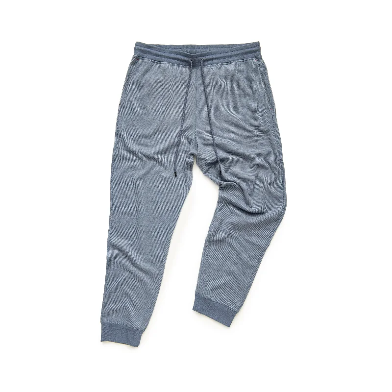 Extra Discount Brushed Rayon/Spandex Jogger in Blue