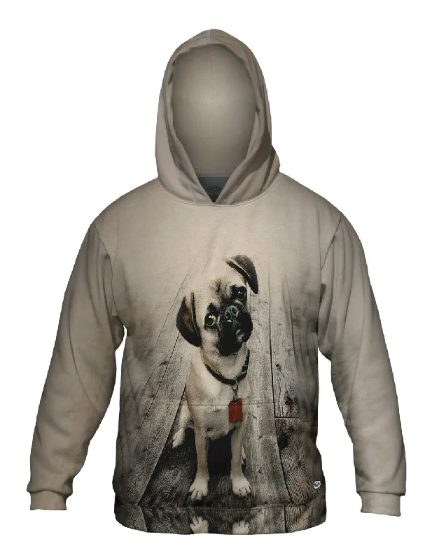 Deal Explosion Vintage Wood Pug