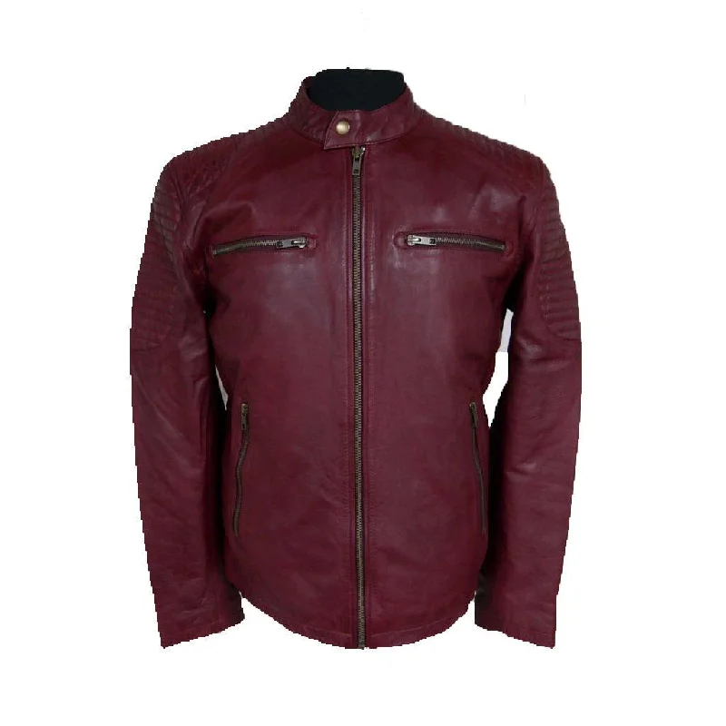 Now or Never Men's General Jacket Oxblood