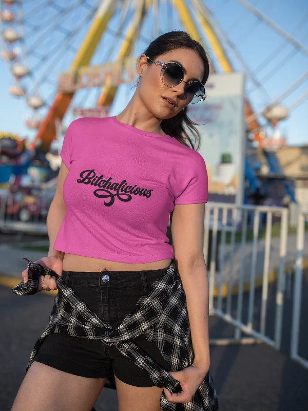 SHE REBEL - Bitchalicious Crop Top