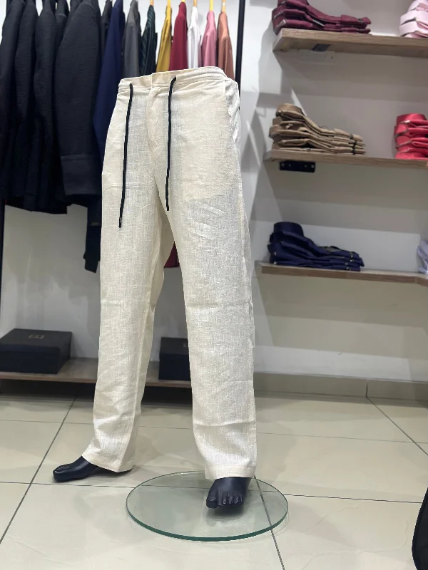 Don’t Miss Out Cream linen pant