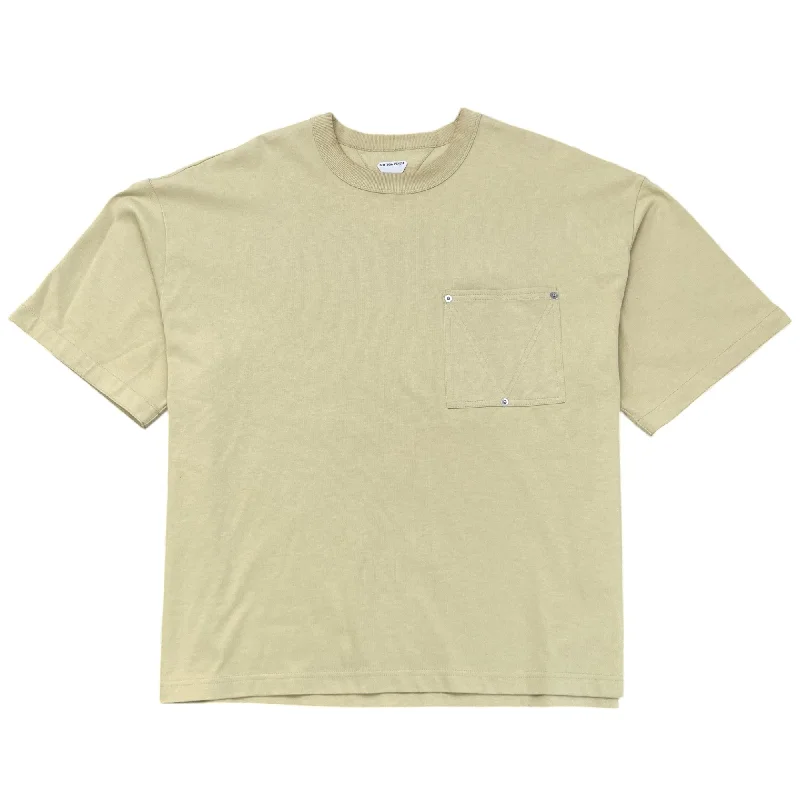 Unbeatable Prices Men's Stud Oversized T-Shirt Beige Size L
