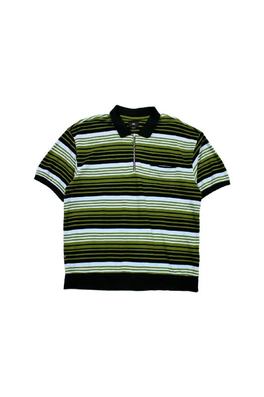 Weekend Deals That Sparkle Obey - Striped Zip Neck Polo