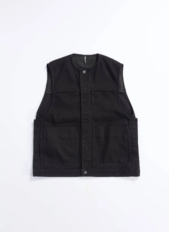 Weekend Deals That Thrill Cotton Polyester Denim Waistcoat