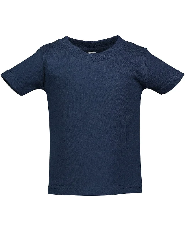 Super Deal Rabbit Skins Infant T-Shirt | Navy