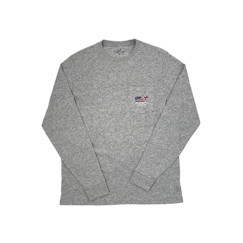 Now or Never Vineyard Vines Grey Buffalo, NY Feel This Good Long Sleeve Shirt