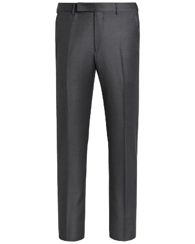 Today's Special Dark Grey Basic Trofeo Wool Trouser