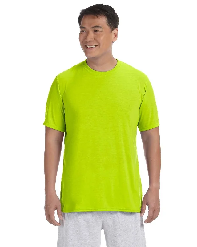 Overstock Clearance Gildan 4.5 oz. Performance T-Shirt | Safety Green