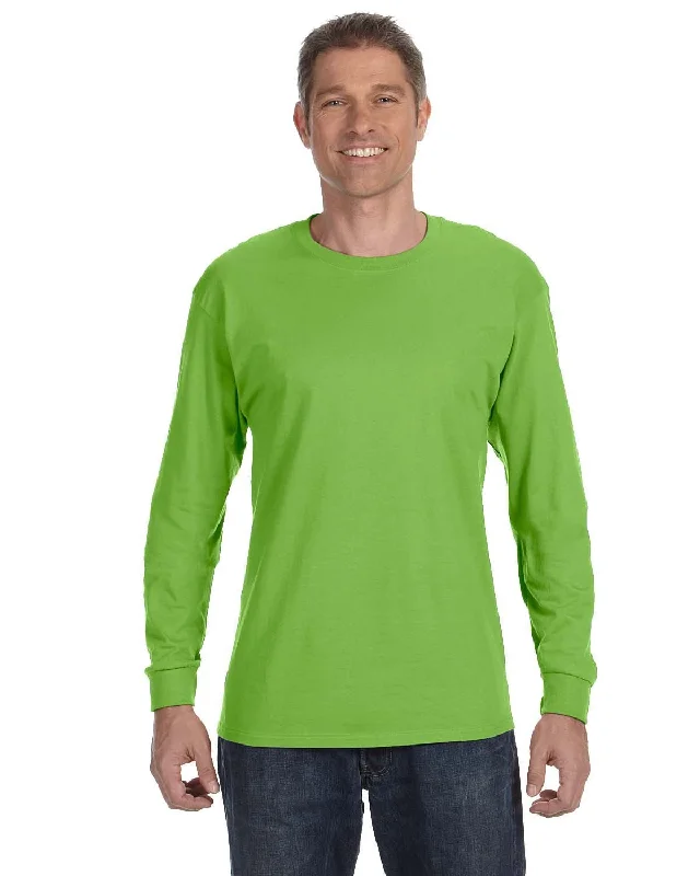 Early Bird Jerzees DRI-POWER ACTIVE Long Sleeve T-Shirt | Kiwi
