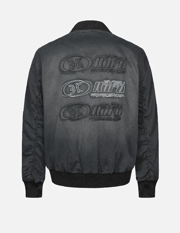 Massive Deal Multiple Logo Embroideries MA-1 Bomber Jacket