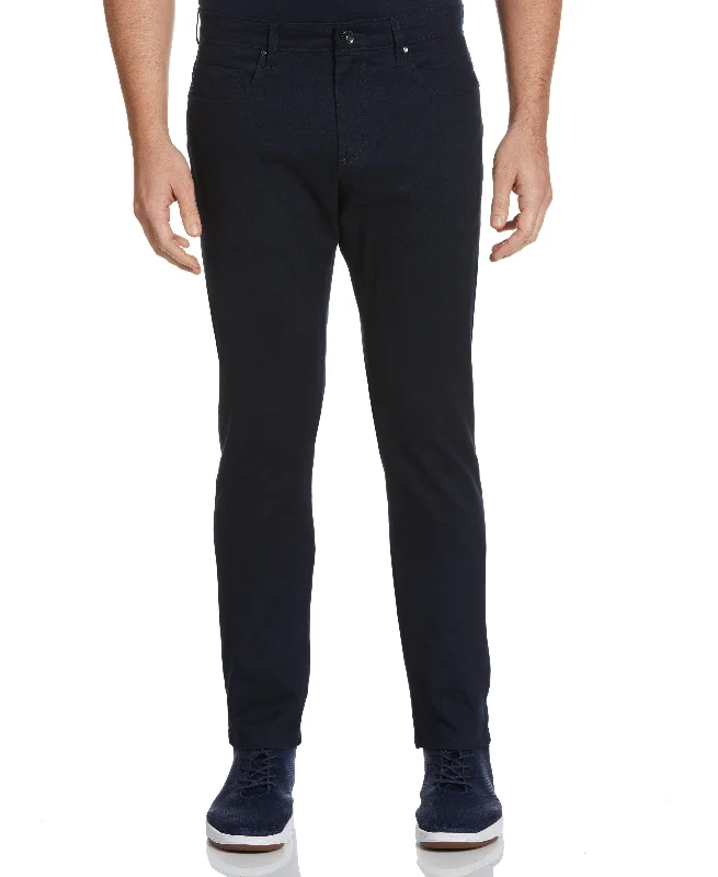 Shop and Save Very Slim Fit 5-Pocket Twill Stretch Pant