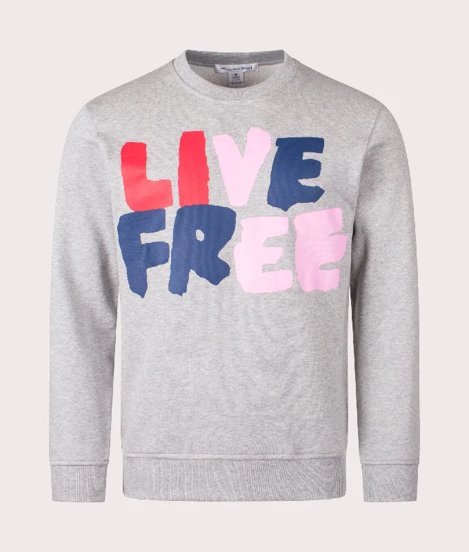 Special Promotion Graphic Print Sweatshirt