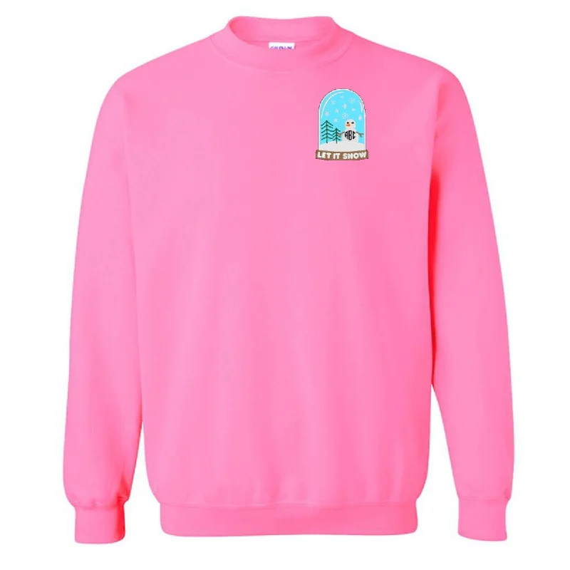 Monogrammed Snowglobe Crewneck Sweatshirt