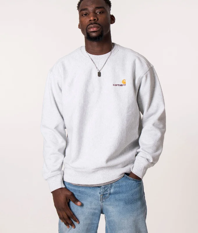 Deep Discounts Relaxed Fit American Script Sweatshirt