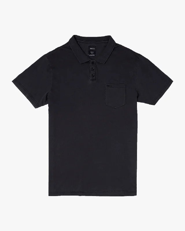 Weekend Deal PTC Pigment Polo Shirt - Black