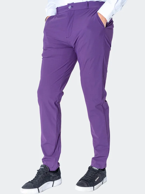 Limited Edition Maceoo Stretch Pant | Pants Dark Purple