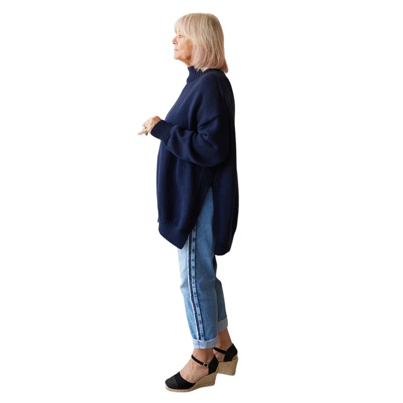 Maria Jumper in Dark Navy