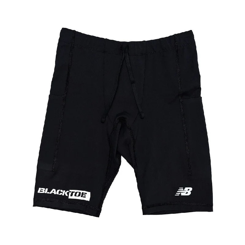 Deep Discounts BlackToe Men's NB Sleek Pocket Half Tight 9"