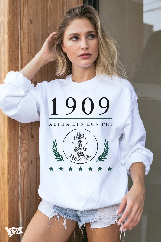 Alpha Epsilon Phi Crest Crewneck