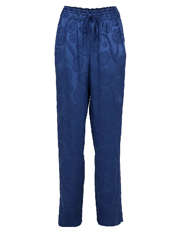 Satin Jasquard Pant