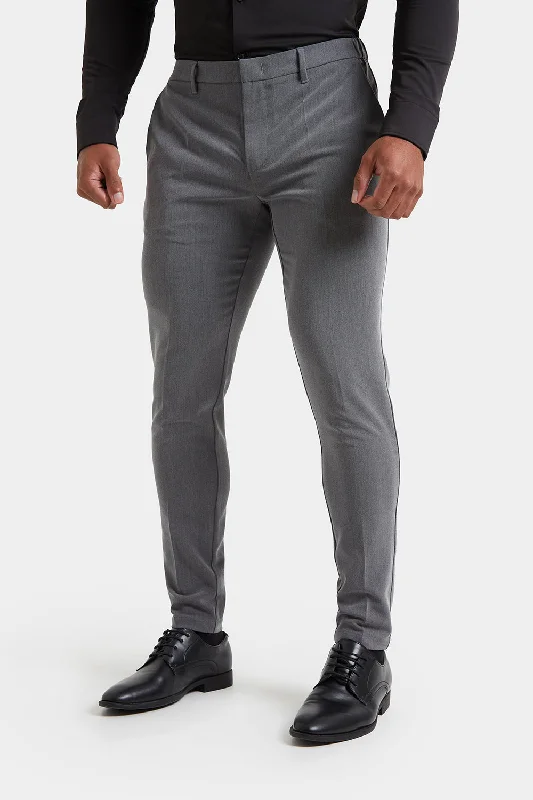 Flash Sale Athletic Fit Essential Pants in Charcoal