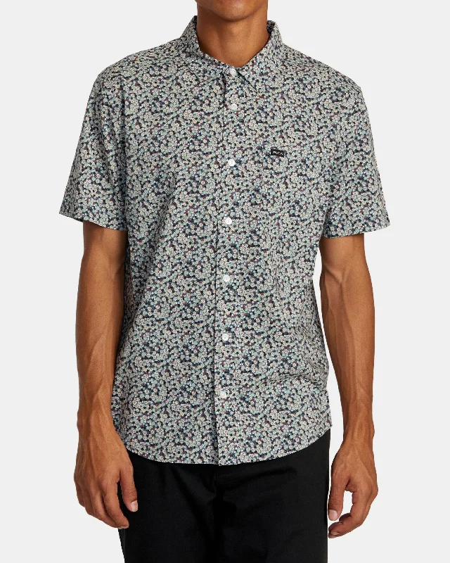 The Best Prices Anytime Short Sleeve Shirt - Green Haze