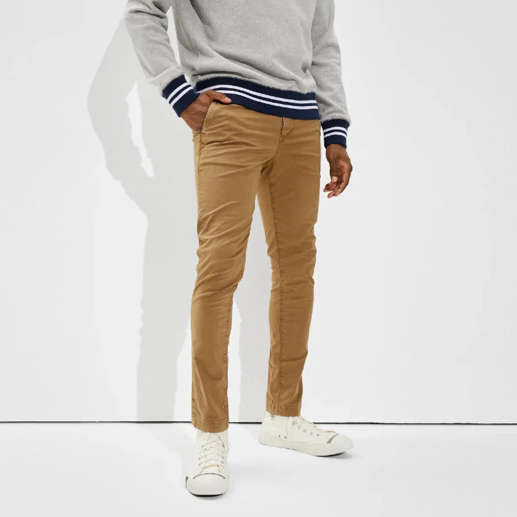 Mega Sale AE - Men 'Khaki' Flex Skinny Chino Pant AE110