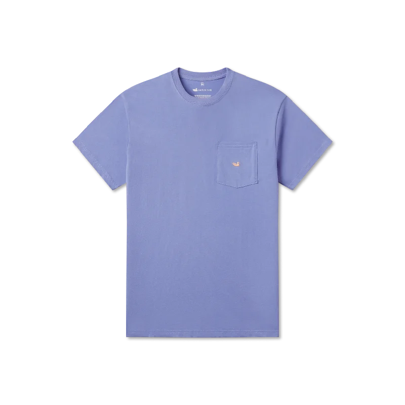 Overstock Sale Embroidered Pocket Tee