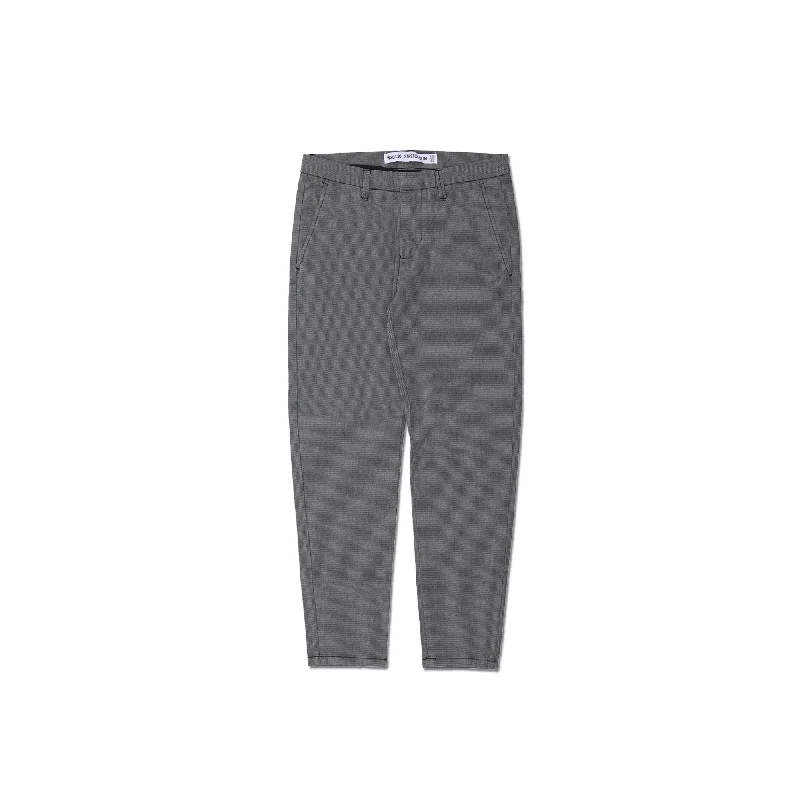 Bargain Alert D.E.N.I.M C.O - Men 'Charcoal' Westrade Gridwork Anthracite Stretch Slim Chino PR929