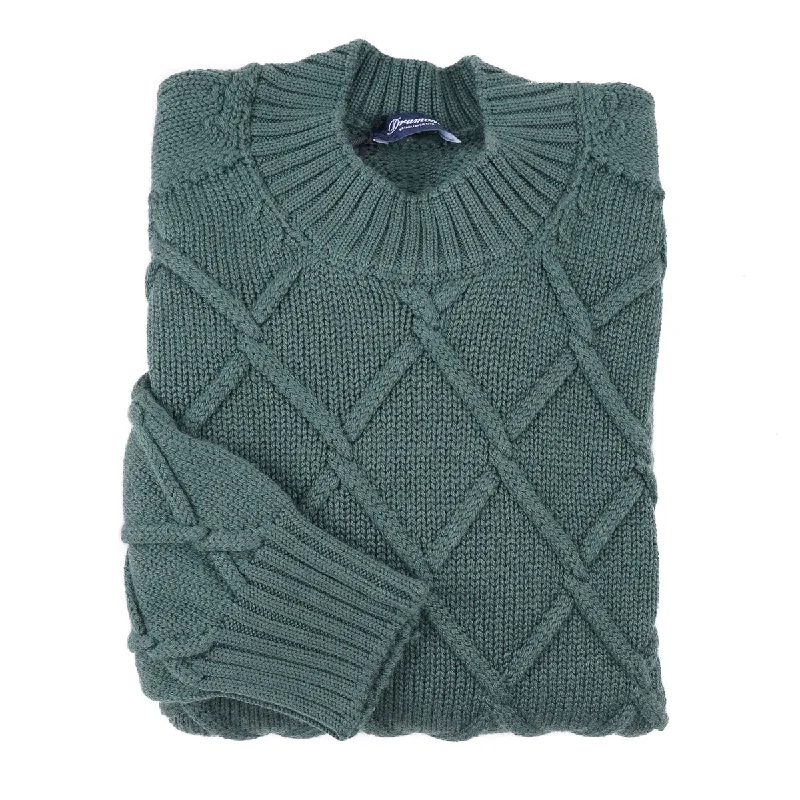 Super Sale Drumohr Diamond Knit Merino Wool Sweater