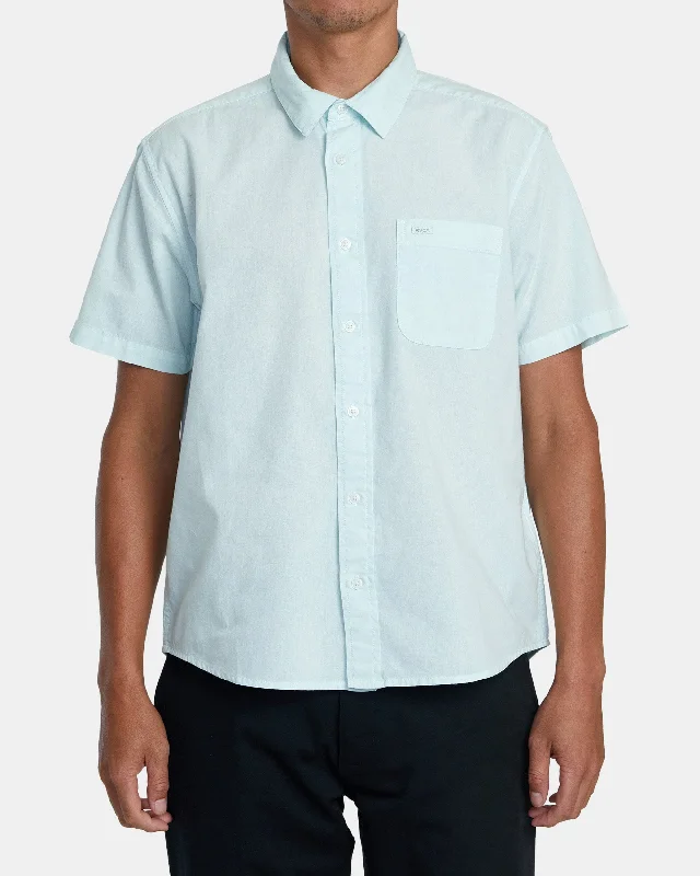Act Fast PTC Woven II Short Sleeve Shirt - Light Blue
