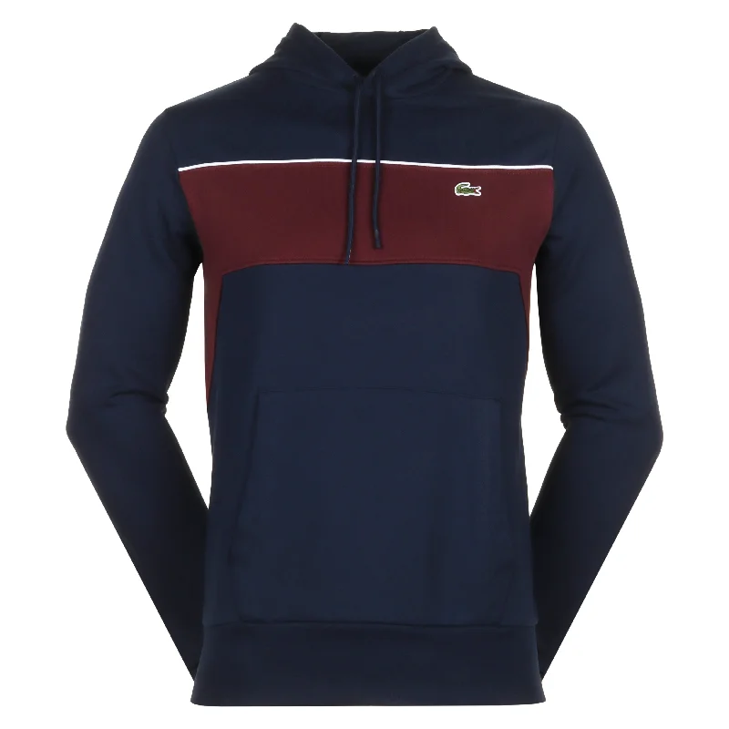 Hurry Up Lacoste Colour Block Hooded Sweater