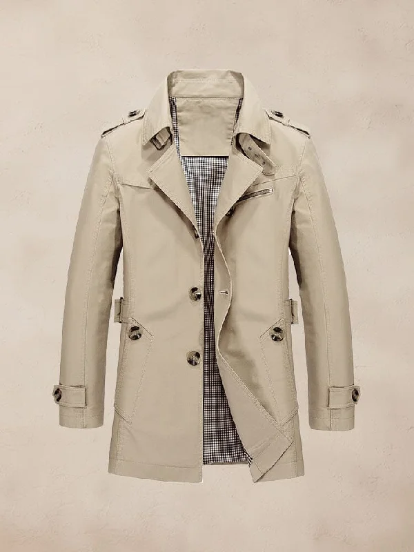 Weekend Deals That Impress Classic Leisure Trench Coat