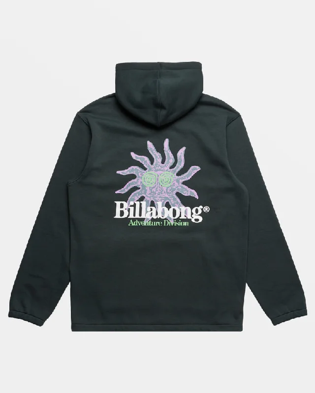 Weekend Deal Billabong Compass Pullover Sweatshirt-Forest Green