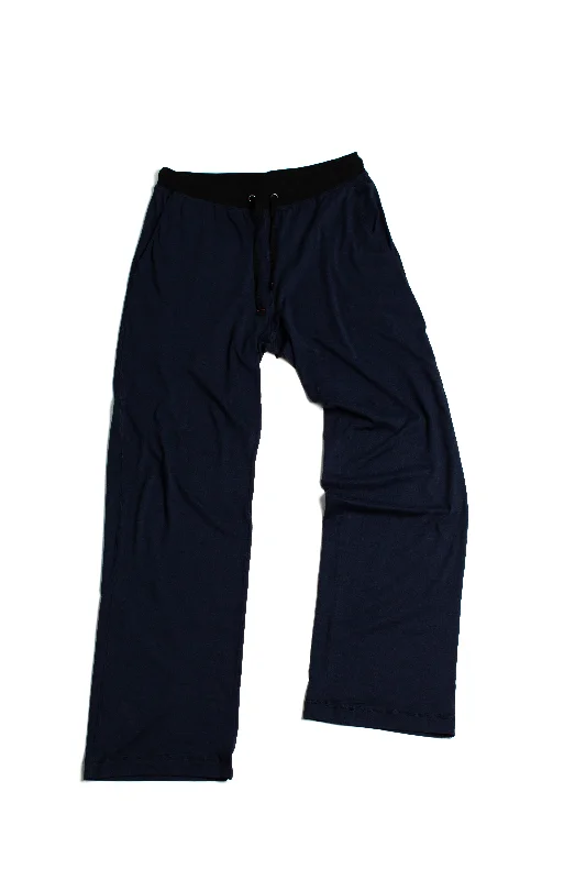 Year-End Deals 100% Peruvian Pima Cotton Contrast Waist Replenishment Midnight Pant