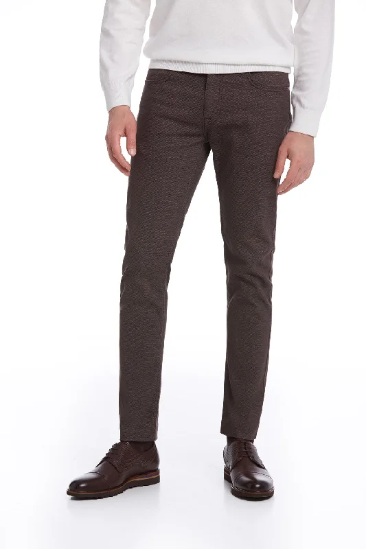 Unbeatable Prices Slim Fit 5 Pocket Gray Cotton Casual Pants