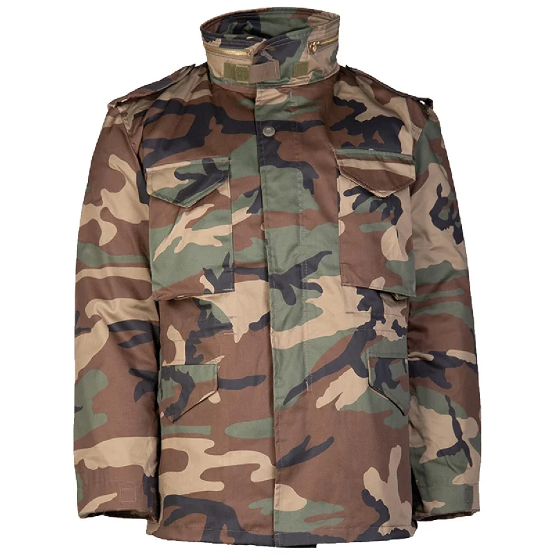 Buy Now Mil-Tec Classic M65 Field Jacket with Liner Woodland Camo