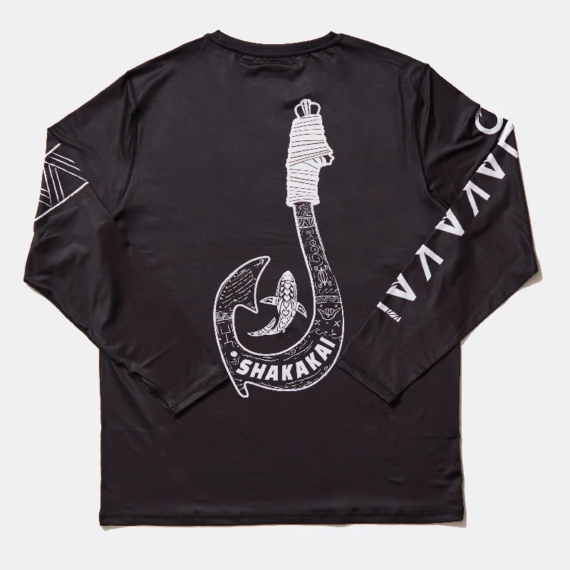 Midnight Madness Get Hooked LS Performance Shirt UPF 50