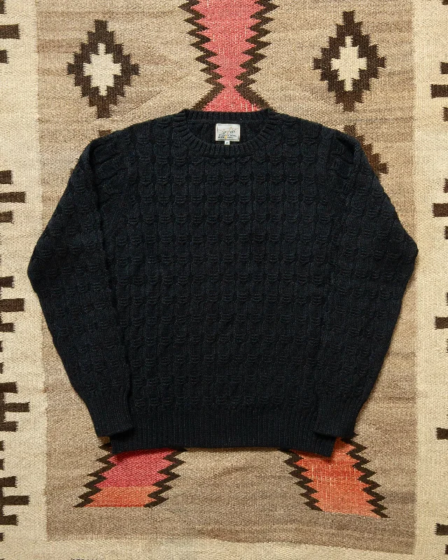 Amazing Deals Highland Cableknit Sweater - Black