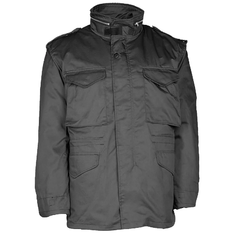 Weekend Savings Spectacular Mil-Tec Classic M65 Field Jacket with Liner Black