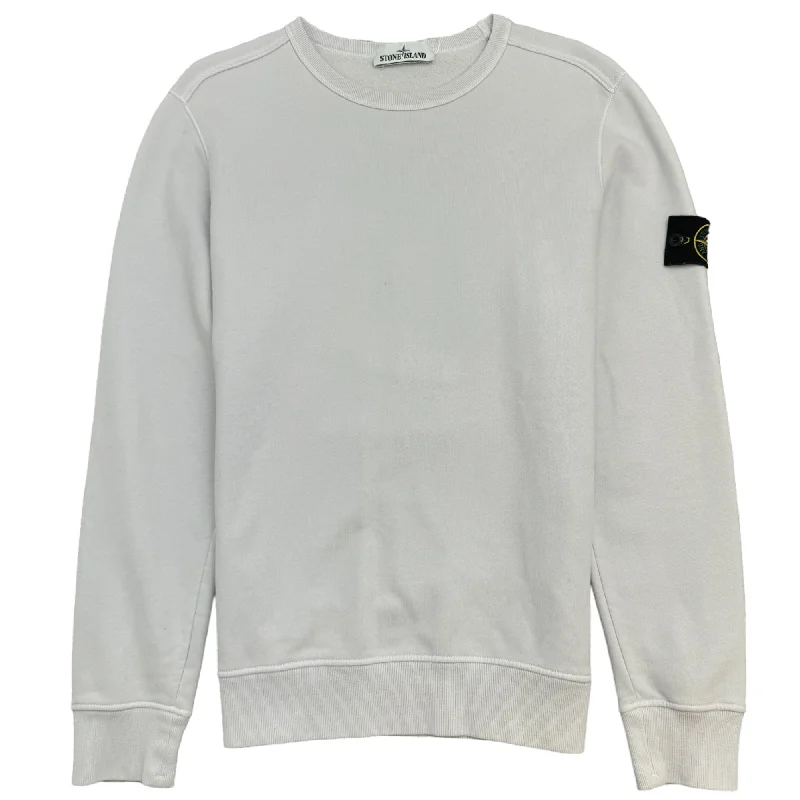 Extra Savings Men's Applique Logo Sweatshirt White Size M