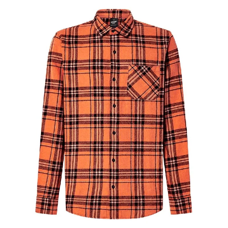 Today Only Oakley - Men's Podium Plaid Long Sleeve Flannel Shirt (FOA402573 97E)