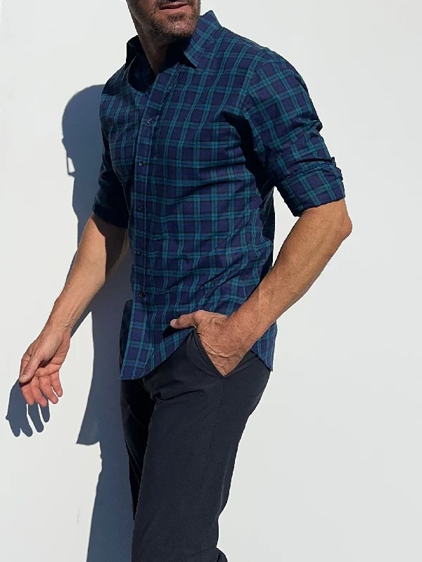 Daily Deals Navy Plaid Organic Cotton<br> Small Batch #291