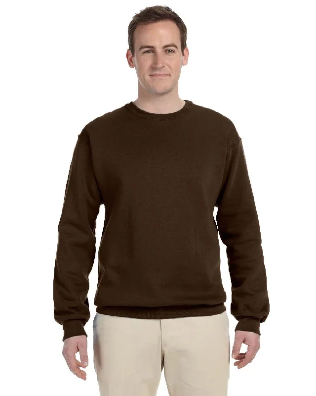 Exclusive Savings Jerzees 50/50 Crewneck Sweatshirt | Chocolate