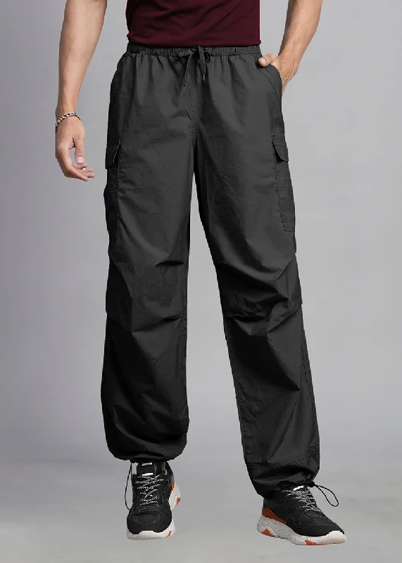 Today Only Parachute Pants For Men - Black
