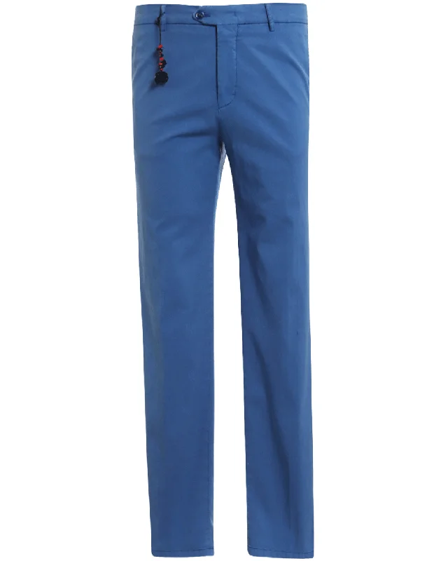 Instant Savings Bright Blue Lyocell Blend Stretch Evo Casual Pant
